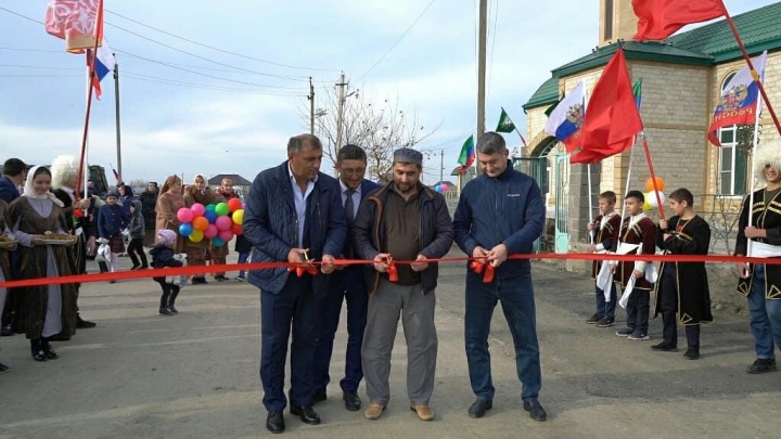 В селе Красное Хунзахского района отремонтировали дорогу