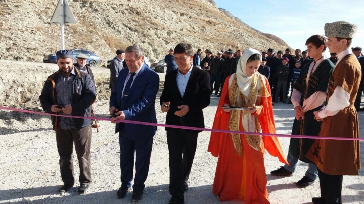 В Хунзахском районе состоялось торжественное открытие дороги Хариколо-Ках