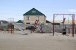 Жители нового квартала райцентра за свой счет строят детскую игровую площадку