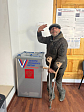 Инвалид первой группы Магомед Гусейнов сам изъявил желание посетить избирательный участок