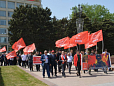 Дагестанские коммунисты провели шествие, посвященное празднику Весны и Труда